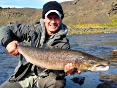 90cm Salmon from river Fossá