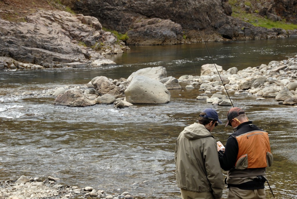 Iceland, salmon fishing, MIdfjardara, fly fishing