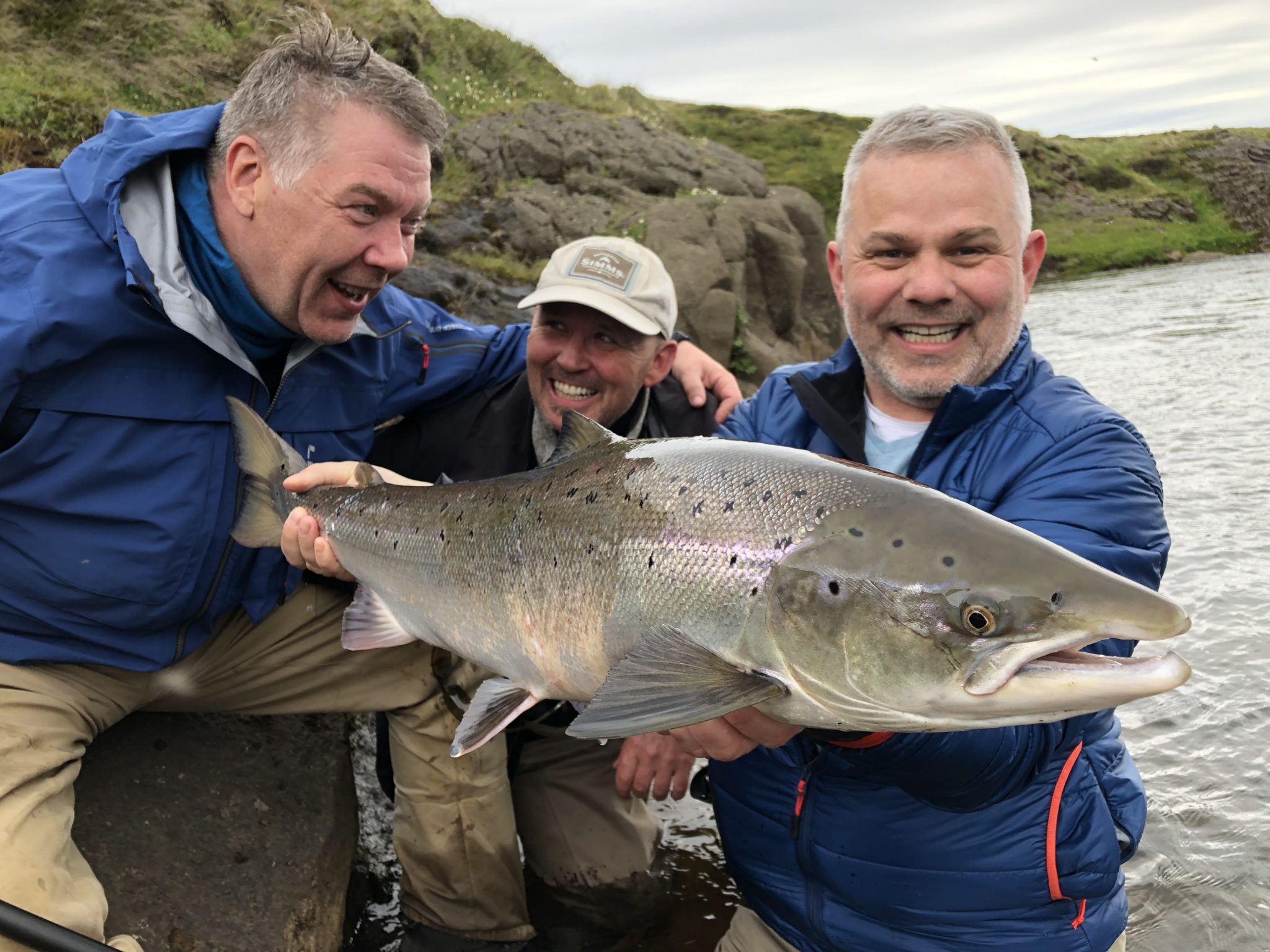 Salmon fishing in Iceland