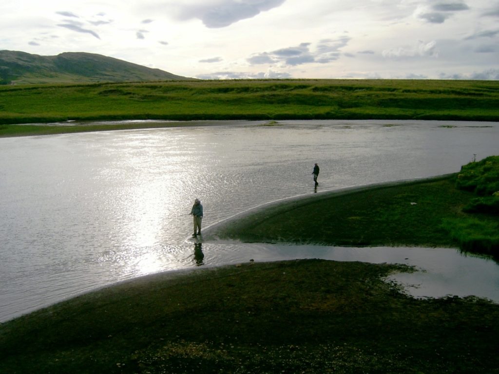 River Bruará, fishing in Iceland, trout, char