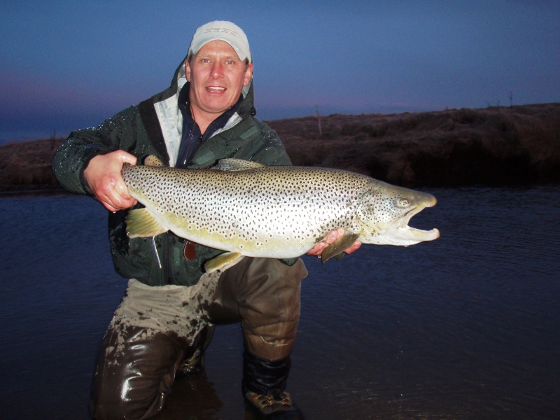 86cm Sea trout from River Varma