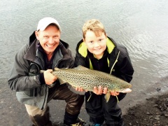 nice trout from Lake Thingvellir