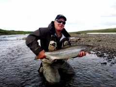MIdfjardara, salmon fishing in Iceland