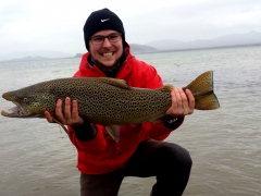 Huge trout from Lake Thingvellir