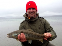 Huge trout from Lake Thingvellir