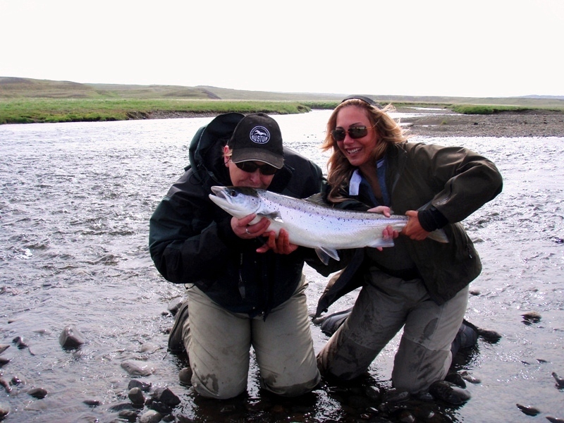 April Vokey, Miðfjarðará, salmon, fishing,Iceland