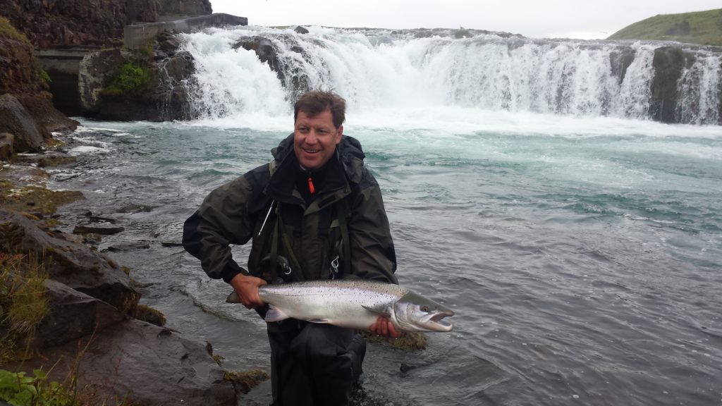 Salmon fishing, West Ranga,Iceland, Fly fishing