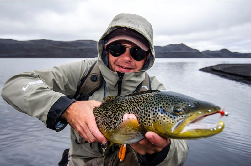 Iceland, trout fishing, highlands